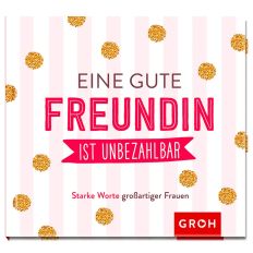 Mini-Buch EINE GUTE FREUNDIN IST UNBEZAHLBAR