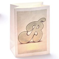 Lichttüte Buchstabe B