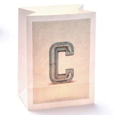 Lichttüte Buchstabe C