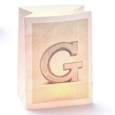 Lichttüte Buchstabe G