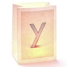 Lichttüte Buchstabe Y
