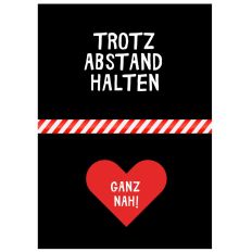 Minicard TROTZ ABSTAND HALTEN GANZ NAH!