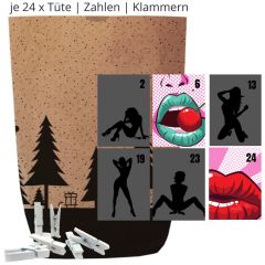 Adventskalender Set X-MAS WALD HOT NUMBERS
