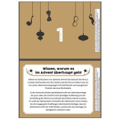 Adventskalender EIN MANN, EIN ADVENTSKALENDER