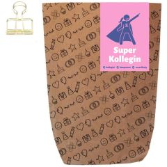 Geschenktüte SUPER KOLLEGIN! - zum Befüllen