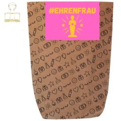 Geschenktüte #EHRENFRAU - zum Befüllen