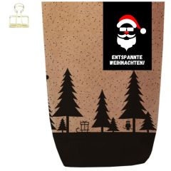 Geschenktüte X-MAS WALD - ENTSPANNTE WEIHNACHTEN! - zum Befüllen