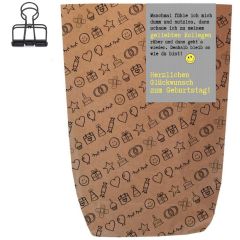 Geschenktüte GLÜCKWUNSCH KOLLEGE! - zum Befüllen