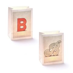Lichttüte Buchstabe B