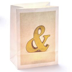Lichttüte Schriftzeichen &