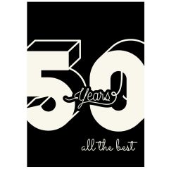 Geschenktüte 50 YEARS - zum Befüllen