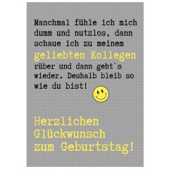 Geschenktüte GLÜCKWUNSCH KOLLEGE! - zum Befüllen