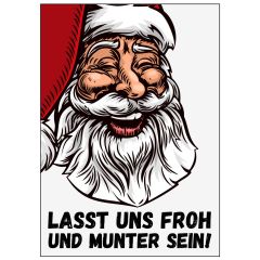Geschenktüte X-MAS WALD - FROH UND MUNTER - zum Befüllen