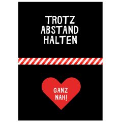 Geschenktüte TROTZ ABSTAND GANZ NAH! - zum Befüllen