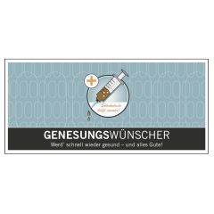 Vollmilchschokolade GENESUNGSWÜNSCHER