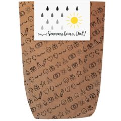 Geschenktüte GANZ VIEL SONNENSCHEIN FÜR DICH - zum Befüllen