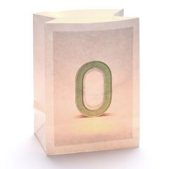 Zahlen-Lichttüte 0