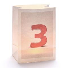 Zahlen-Lichttüte 3