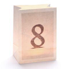 Zahlen-Lichttüte 8